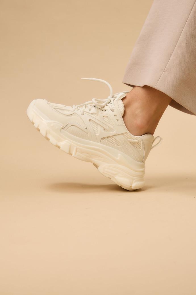 Кроссовки женские демисезонные LONZA р. 40 Бежевый (198735) - фото 4 Кроссовки женские демисезонные LONZA р. 40 Бежевый (198735) - фото 4