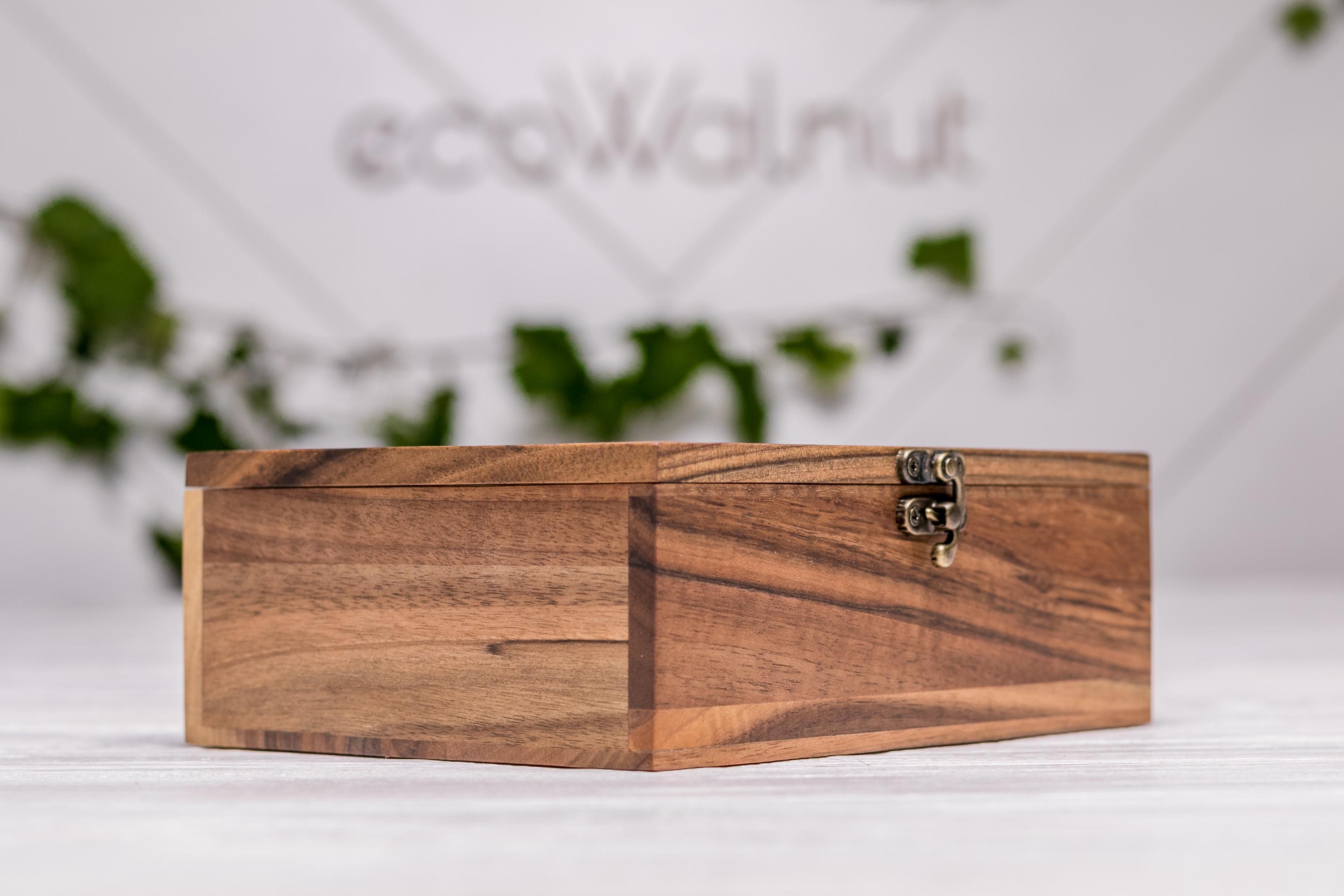 Дерев'яний футляр EcoWalnut для 2 пар окулярів з індивідуальним логотипом (EB-15.3) - фото 12