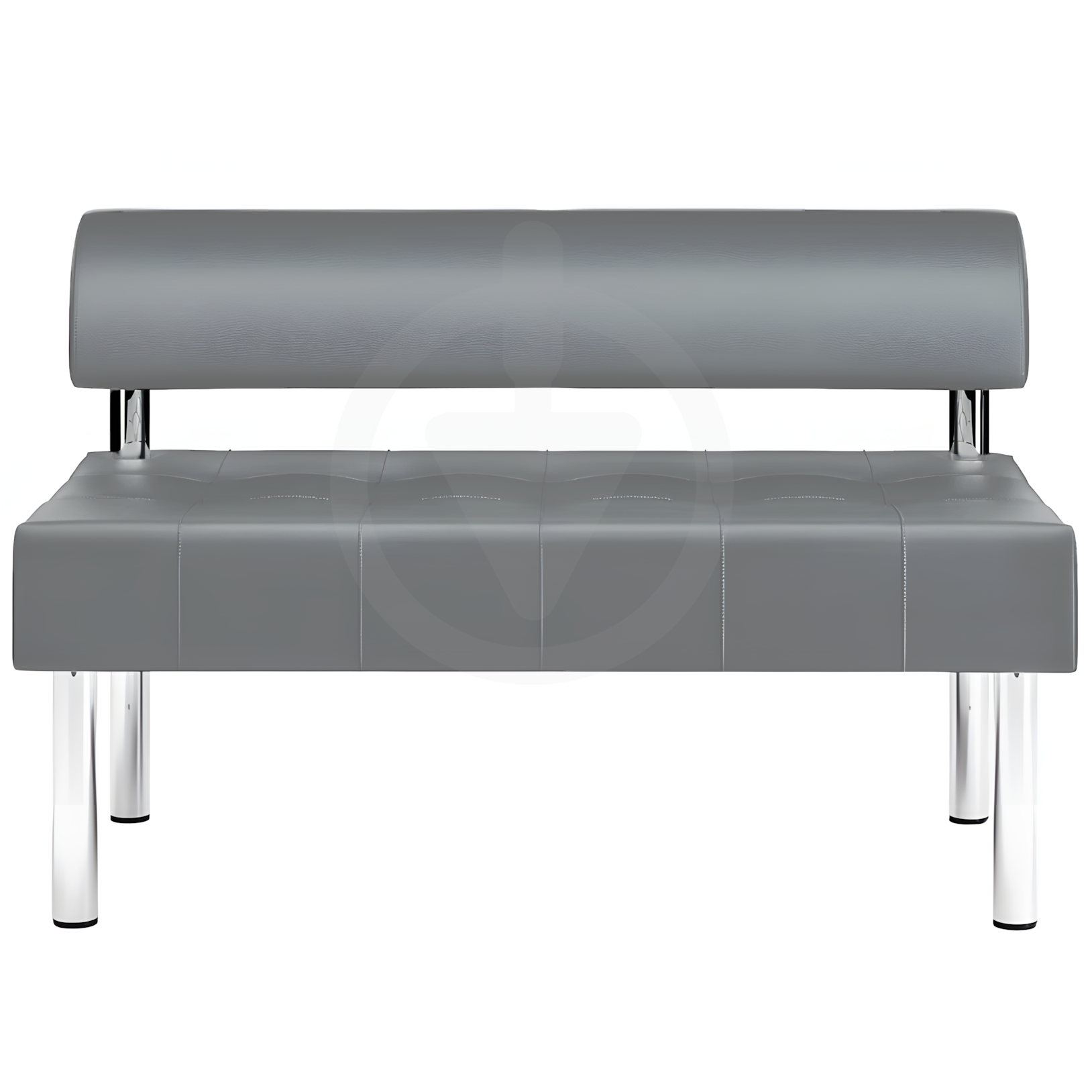 Диван офисный с прошивкой AVVS tech для ожидания/приемной 120 см Светло-серый (proshit-noga25-75x120-lgr) - фото 2 Диван офисный с прошивкой AVVS tech для ожидания/приемной 120 см Светло-серый (proshit-noga25-75x120-lgr) - фото 2