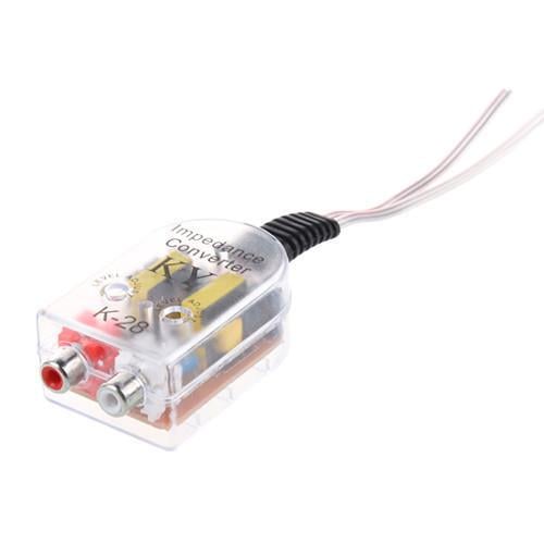 Перетворювач рівня аудіо сигналу високого в низький RCA для підсилювача авто (286682) Перетворювач рівня аудіо сигналу високого в низький RCA для підсилювача авто (286682)