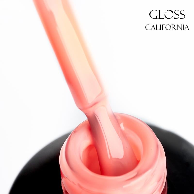 База цветная GLOSS Color Base Gel 11 мл California (10671) - фото 1