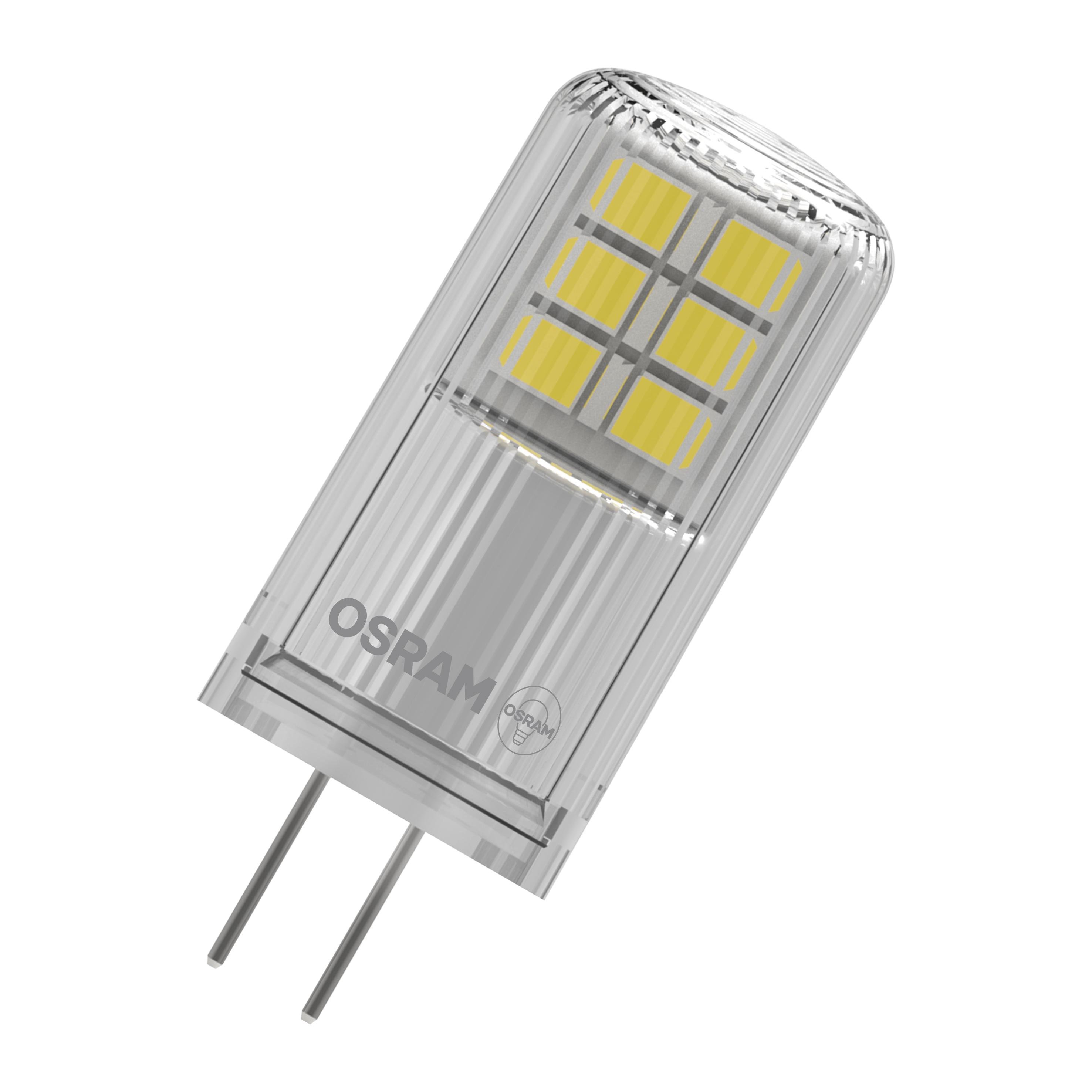 Лампа світлодіодна Osram PIN 30 низьковольтна 2,6W 12 V 300 lm 320° 2700K G4 (4058075431997)