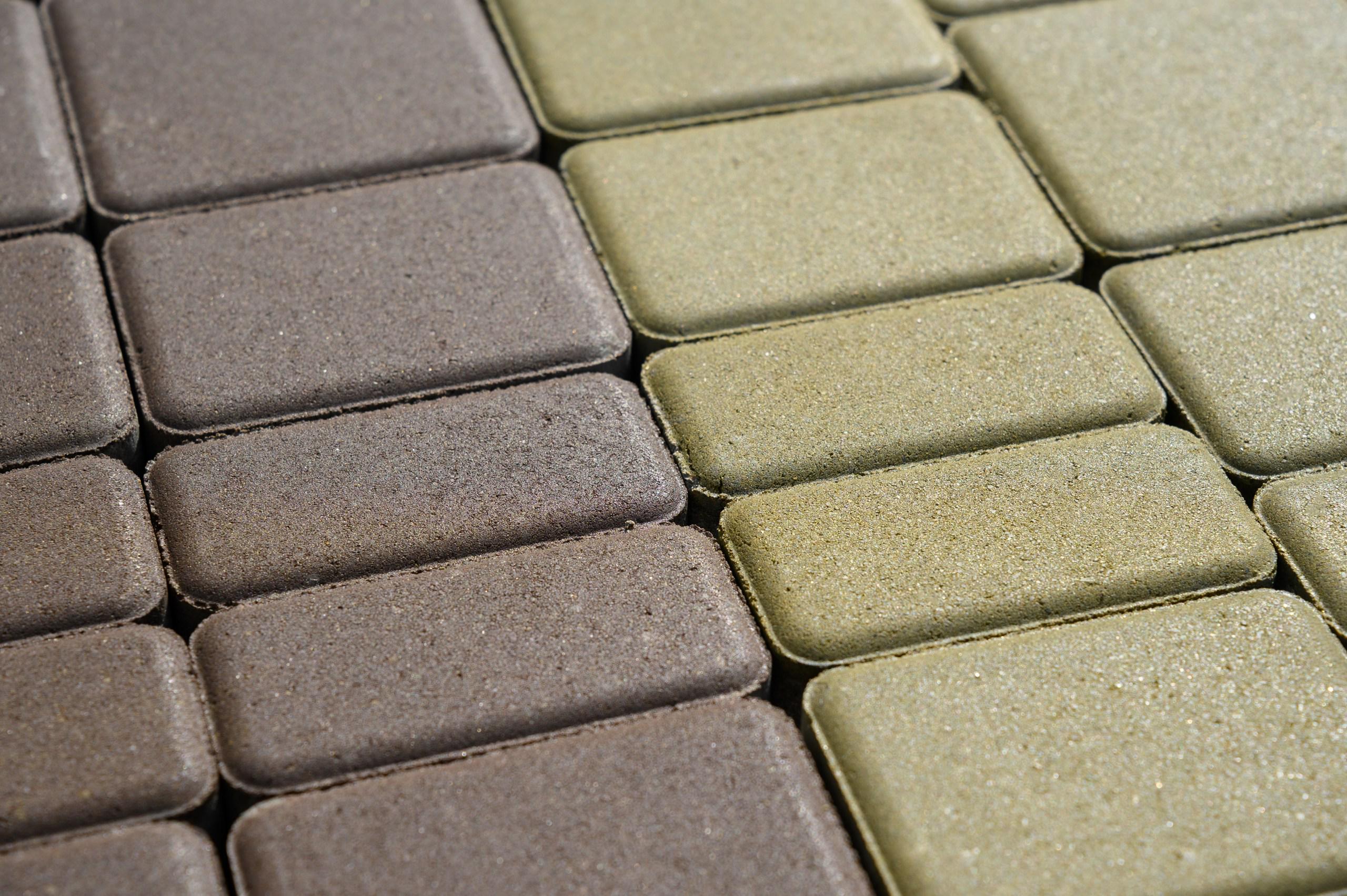 Тротуарная плитка Старый Город CONTUR BRUK в=6 Оливковый - фото 4