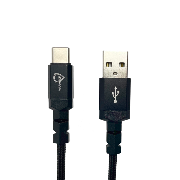 Кабель зарядний UWarmSof USB to Type-C 1,2 м Чорний (23263635) - фото 3