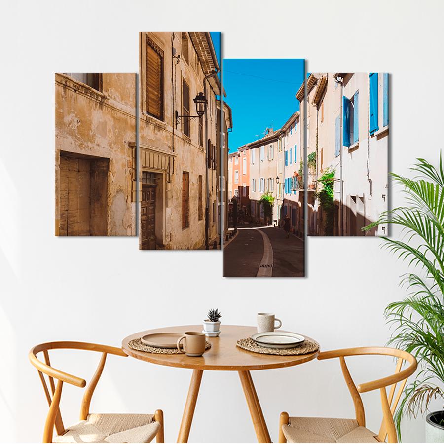 Картина міста Естетика старого міста 129x90 см (A683-4)