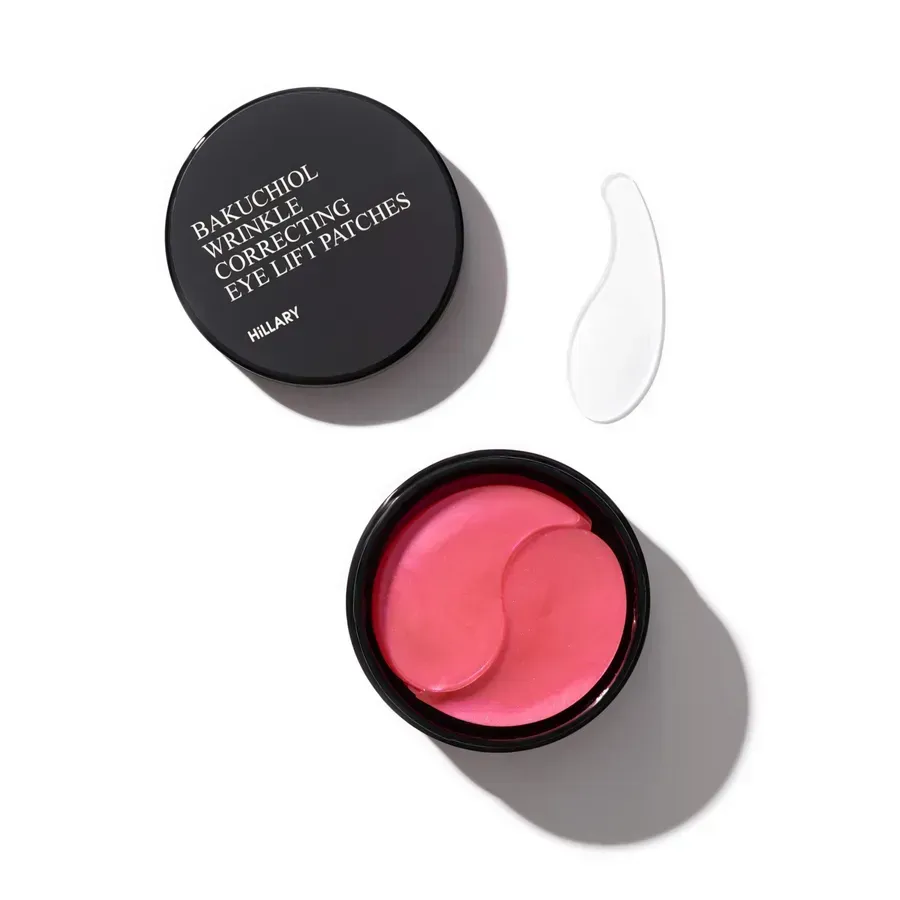 Розгладжувальні патчі з біо-ретинолом Hillary Bacuchiol Wrinkle Correcting & Eye Lift Patches 60 шт.
