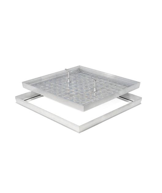 Люк ревізійний MasterLuki Лайт 200х200 мм підлоговий під плитку/паркет - фото 3 Люк ревізійний MasterLuki Лайт 200х200 мм підлоговий під плитку/паркет - фото 3