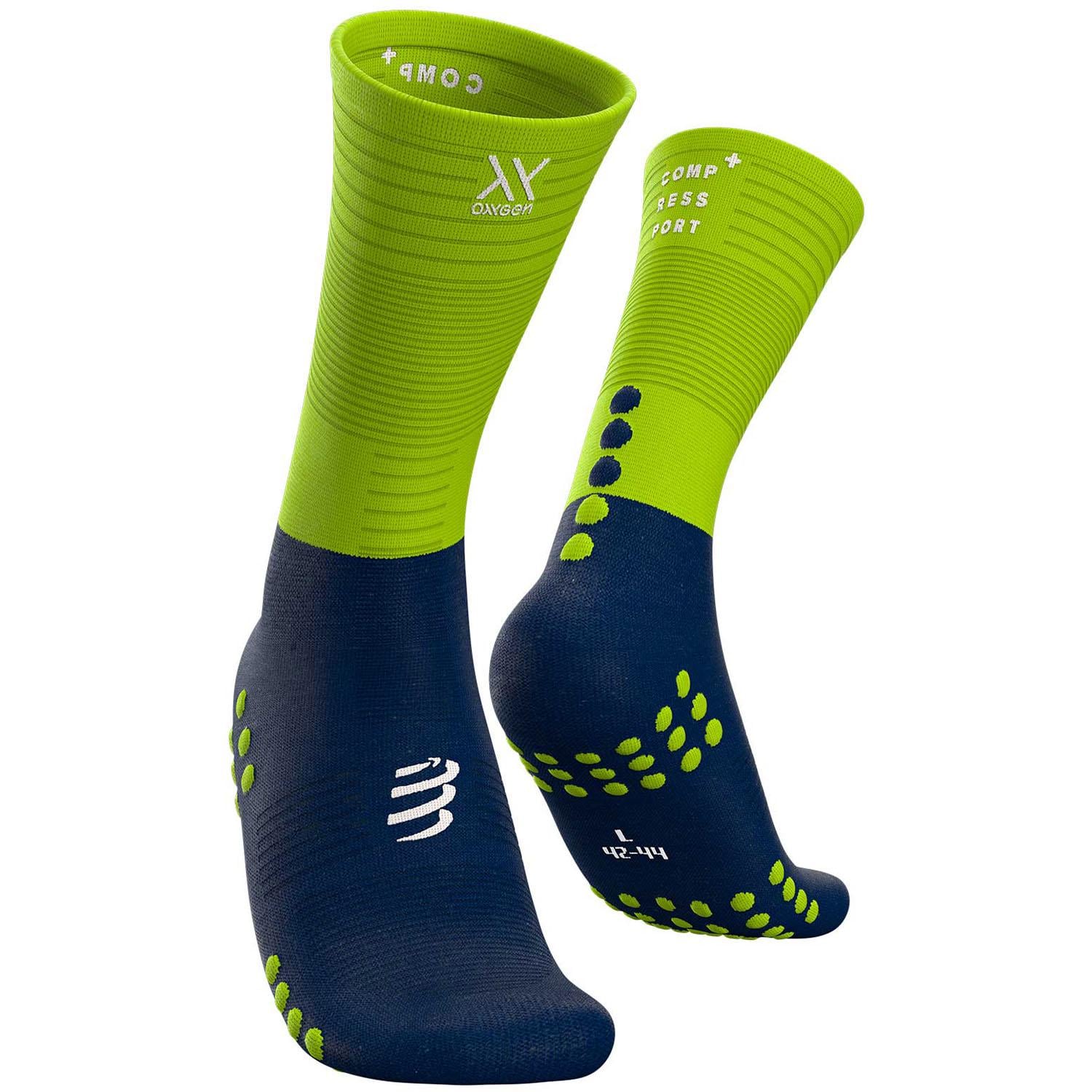 Носки Mid Compression Socks T2 Blue/Lime (a7985b04) Носки Mid Compression Socks T2 Blue/Lime (a7985b04)