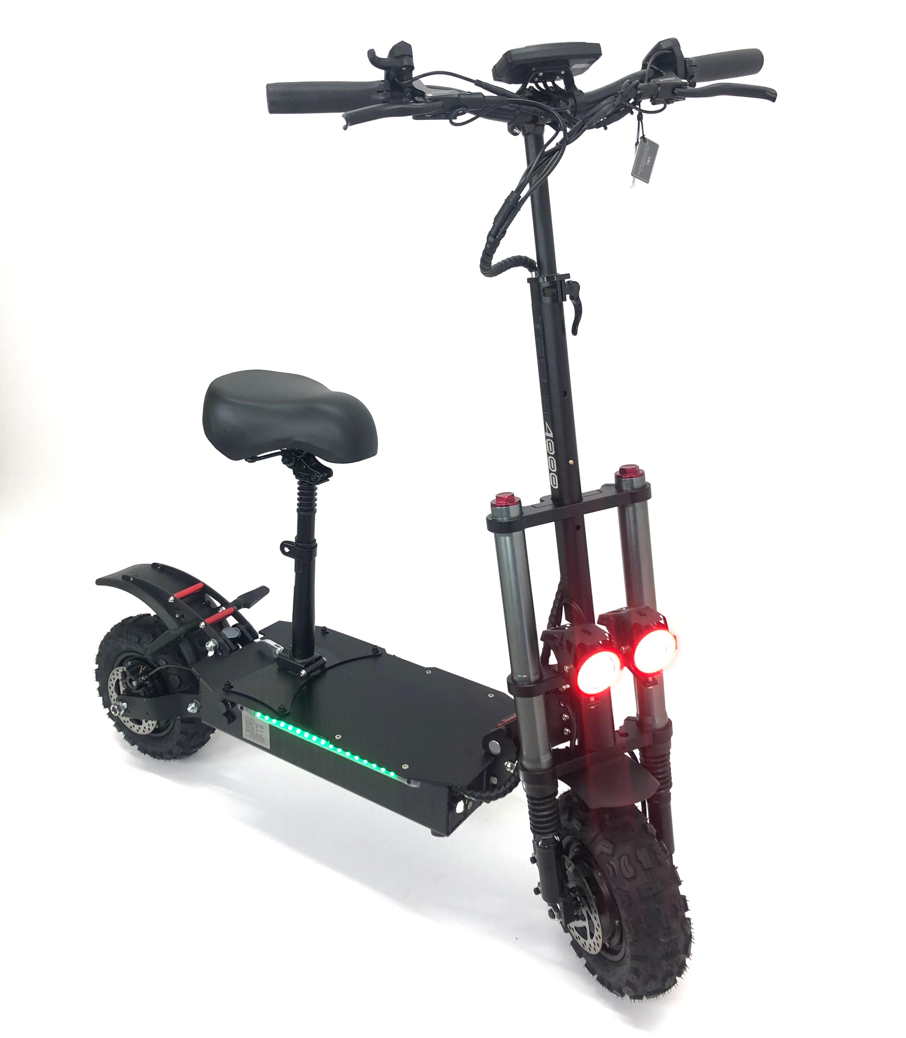 Електросамокат TESLA 4000 3000W х2 60V 30Ah NFC ключ - фото 6