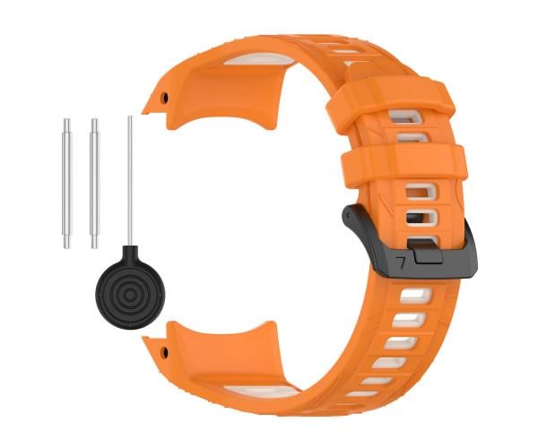 Ремешок Sport Silicone Dual Color для Garmin Enduro 2/3/Tactix 7/Instinct 3 со шпилькой 50 мм 26 мм Оранжевый Ремешок Sport Silicone Dual Color для Garmin Enduro 2/3/Tactix 7/Instinct 3 со шпилькой 50 мм 26 мм Оранжевый