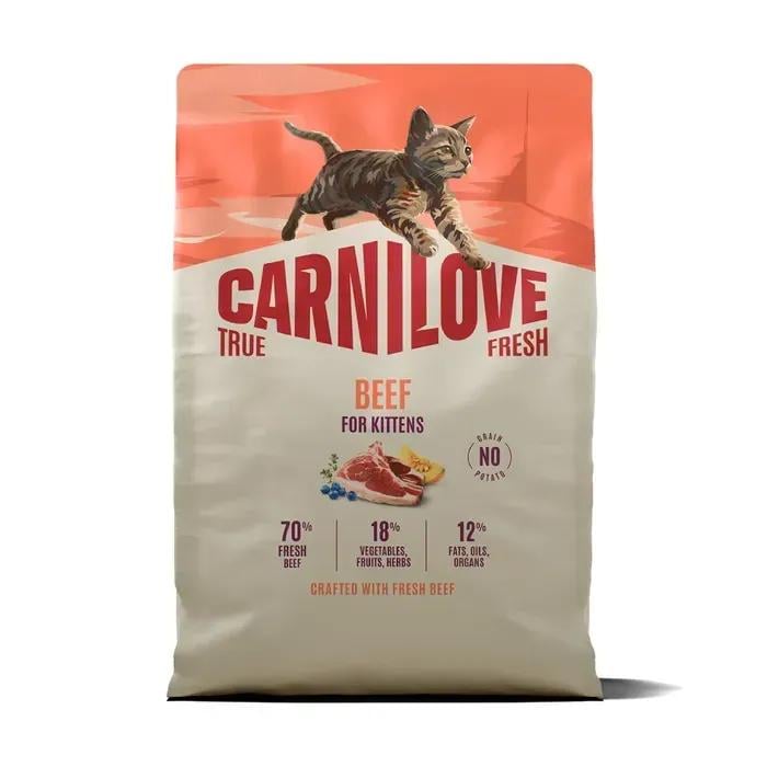 Корм сухий Carnilove True Fresh Beef Kitten для кошенят яловичина 2 кг (173758)
