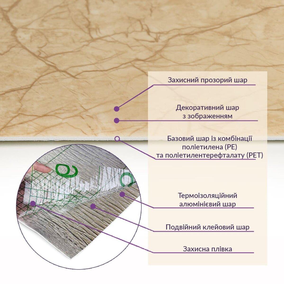 Плитка стінова самоклеюча у рулоні 600х3000х2 мм (SW-00001692) - фото 5 Плитка стінова самоклеюча у рулоні 600х3000х2 мм (SW-00001692) - фото 5