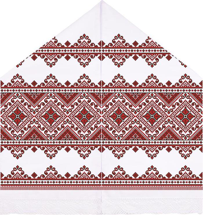 Схема Рушник под Каравай для вышивки бисером и нитями на ткани габардин (ТР062пн4599)