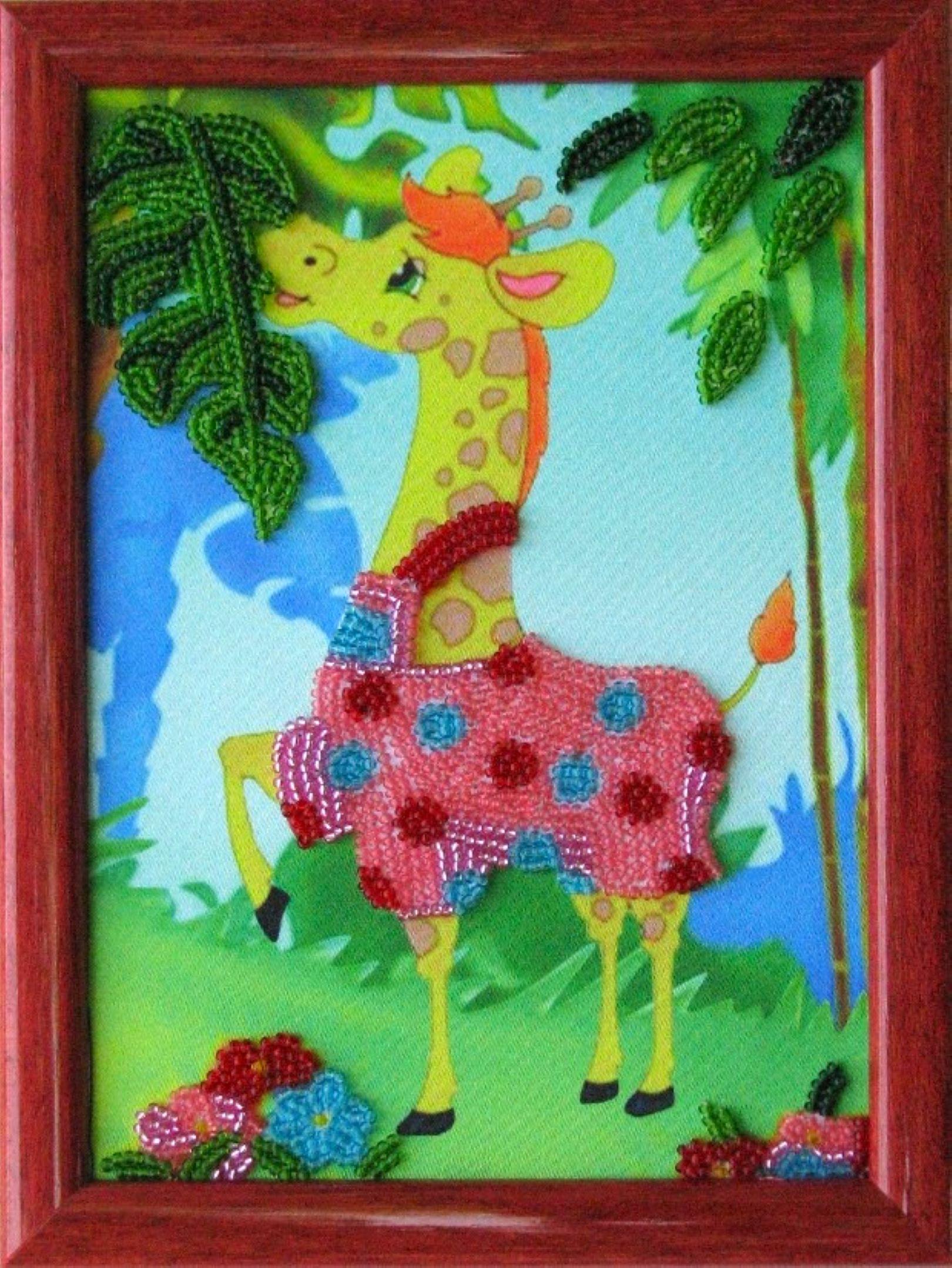 Схема для вишивки бісером BUTTERFLY 912 Жираф 17х12 см (912)