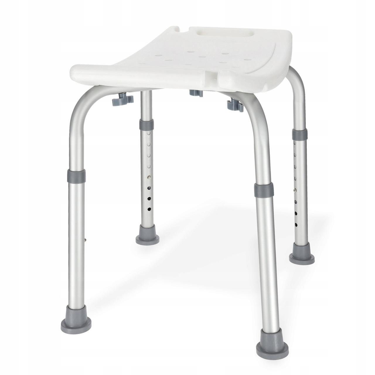 Стілець-табурет 4fizjo для ванної та душу регульований White/Grey (P-5905973403399) - фото 8 Стілець-табурет 4fizjo для ванної та душу регульований White/Grey (P-5905973403399) - фото 8