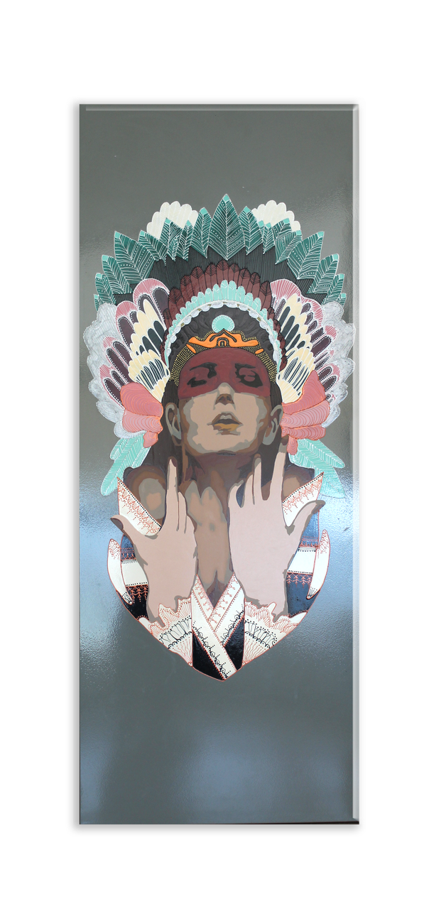 Металлокерамический обогреватель дизайнерский Uden-S-900 Майя до 18 м2 1200х475 мм (25748537)