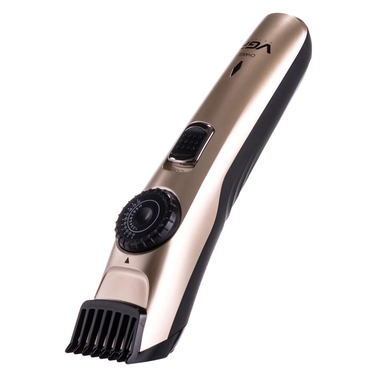 Машинка для стрижки волос и бороды VGR V-031 на аккумуляторе с насадками Золотистый (7356) - фото 7 Машинка для стрижки волос и бороды VGR V-031 на аккумуляторе с насадками Золотистый (7356) - фото 7