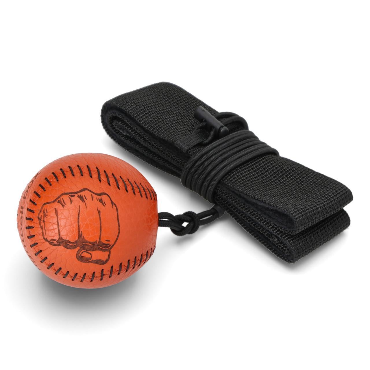 Тренажер для бокса на реакцию fightball/боевой мяч на резинке/файт бол (2684141109)