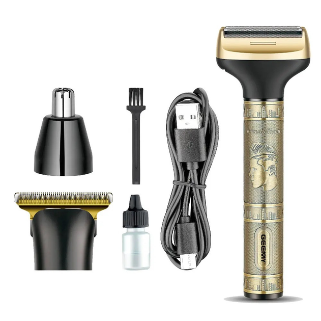 Триммер акумуляторний Geemy GM-8045 3в1 для бороди/вусів/носа/тіла (ML-04596) Триммер акумуляторний Geemy GM-8045 3в1 для бороди/вусів/носа/тіла (ML-04596)