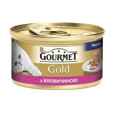 Влажный корм для кошек Gourmet Gold Pate Beef 85 г Говядина