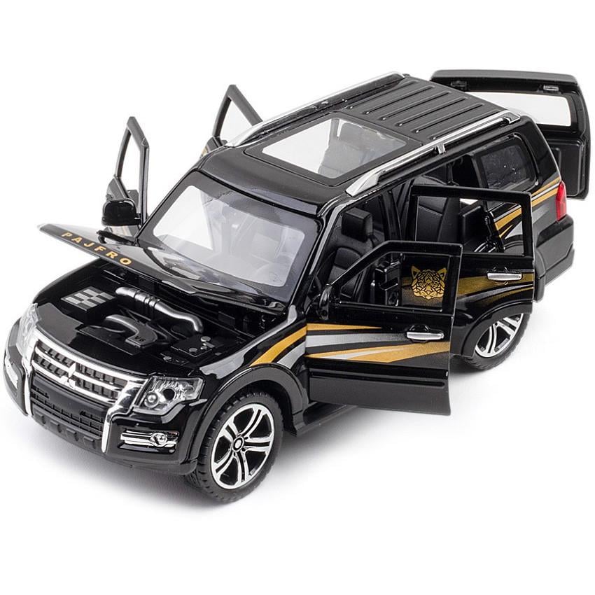 Игрушечная машинка металлическая Mitsubishi Pajero Model коллекционная Черный (28443434)
