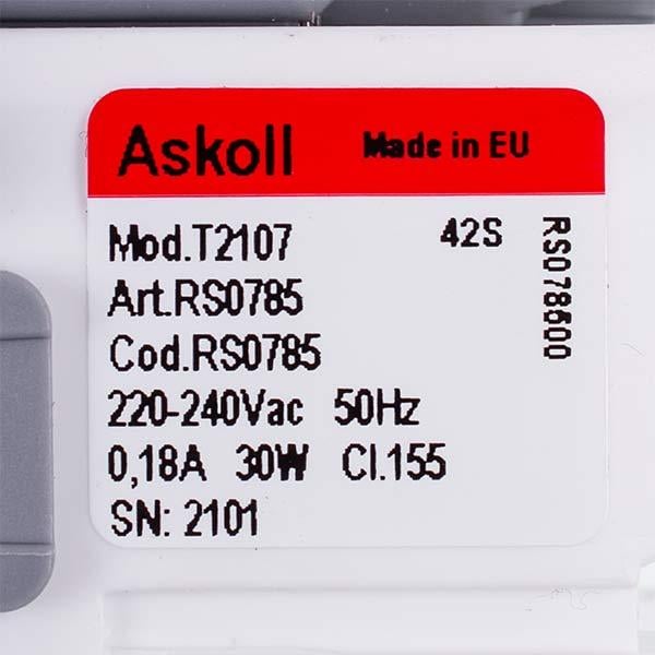 Помпа-насос M332 для пральної машини Askoll алюмінієва обмотка роздільні контакти 30 Вт (00000021232) - фото 3