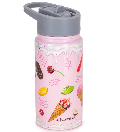 Термобутылка детская Kamille Мороженое из нержавеющей стали 480 мл Розовый (32105589) Термобутылка детская Kamille Мороженое из нержавеющей стали 480 мл Розовый (32105589)