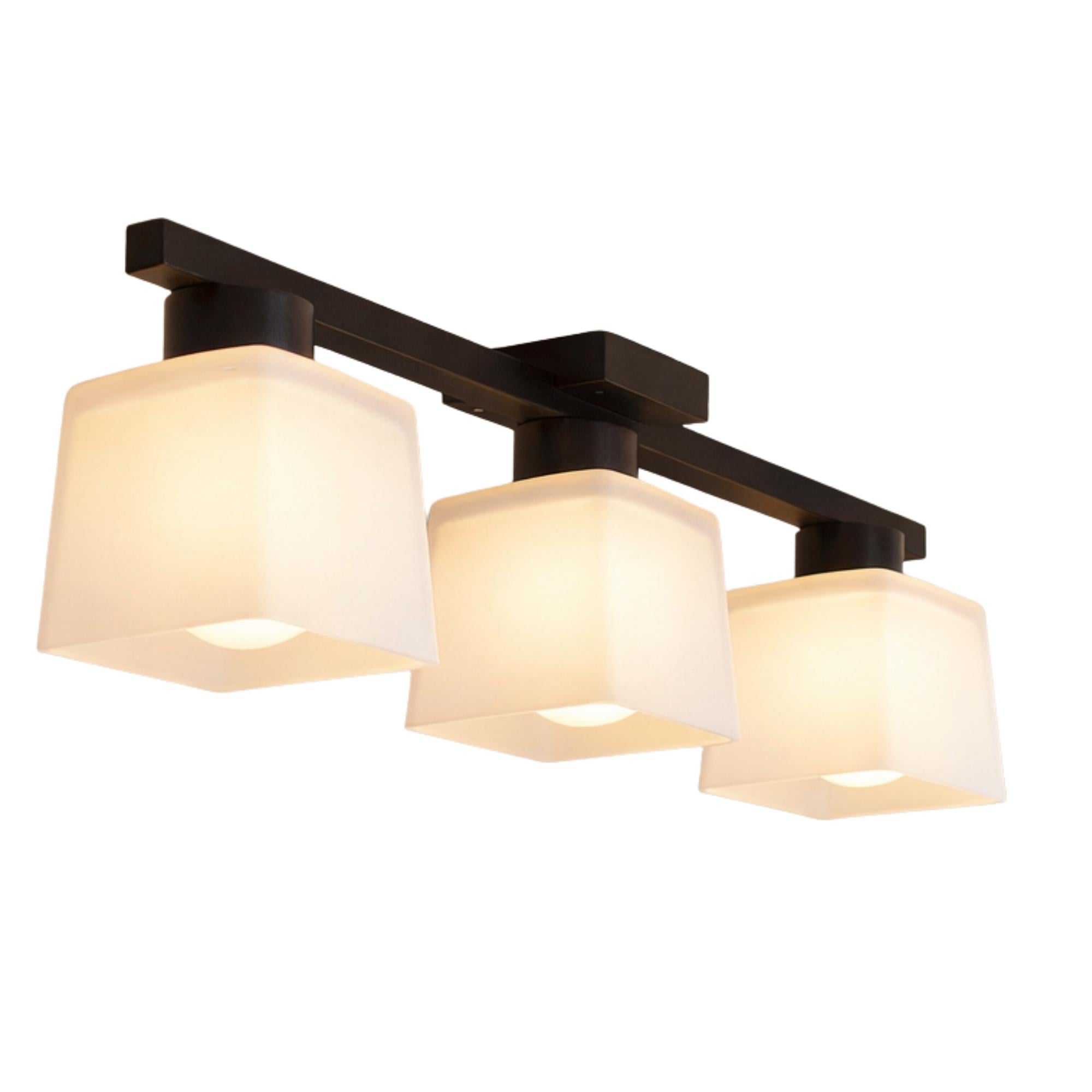 Люстра MSK ELECTRIC Sakura на три квадратні плафони під лампи Е27 Чорний (NL 16510-3 BK) Люстра MSK ELECTRIC Sakura на три квадратні плафони під лампи Е27 Чорний (NL 16510-3 BK)