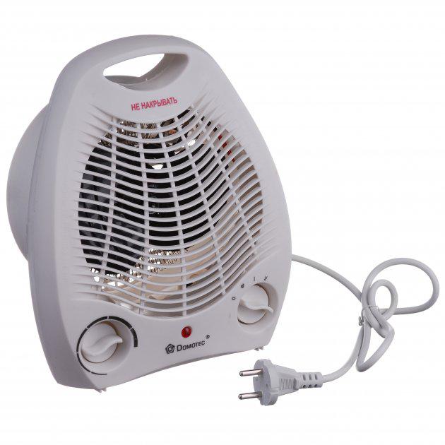Тепловентилятор Domotec MS 5901 2000 Вт з терморегулятором Білий - фото 3