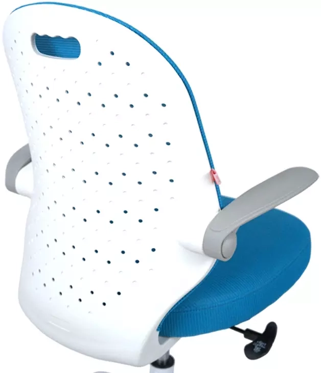 Кресло детское на колесиках АКЛАС Тесоро Tilt Синий - фото 4