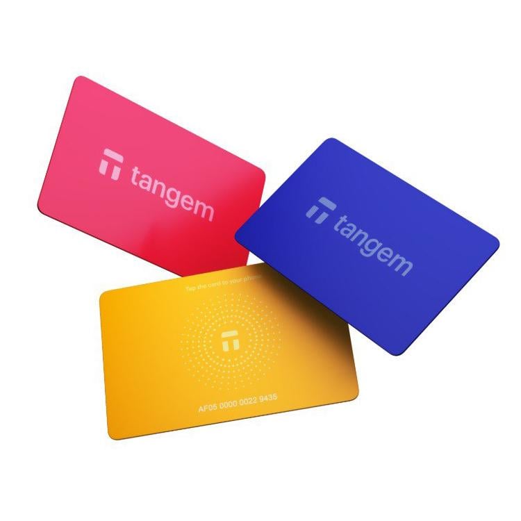 Кошелек для криптовалют Tangem Wallet 2.0 Spring Bloom 3 карты (TG128X3-SB)