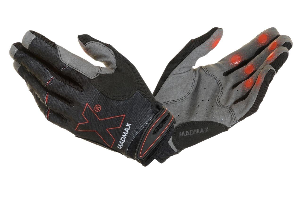 Рукавички для фітнесу MadMax MXG-103 X Gloves L Black/Grey (3063045722) Рукавички для фітнесу MadMax MXG-103 X Gloves L Black/Grey (3063045722)