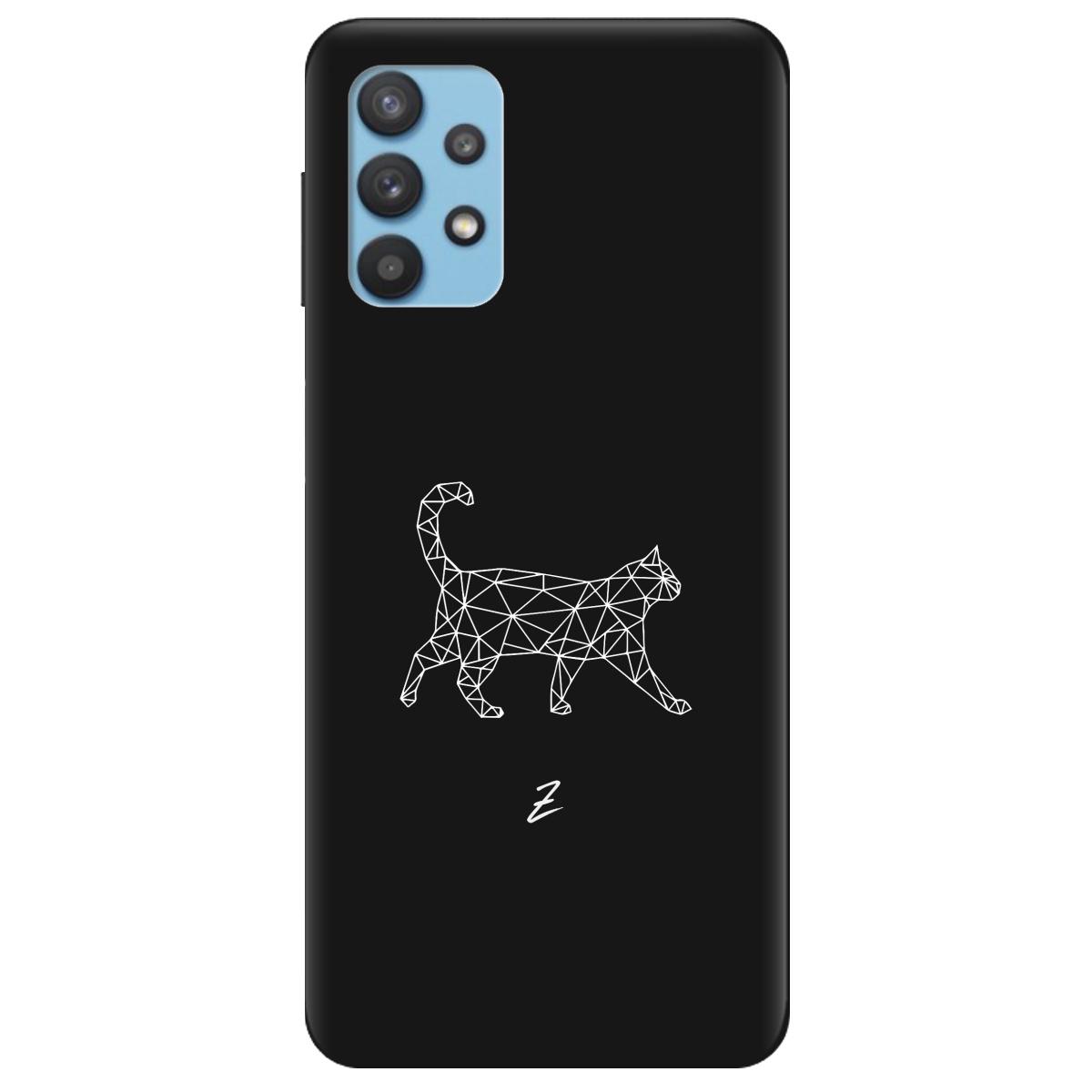 Силіконовий чохол Zorrov для Samsung Galaxy A32 - White cat (15500050195123354)