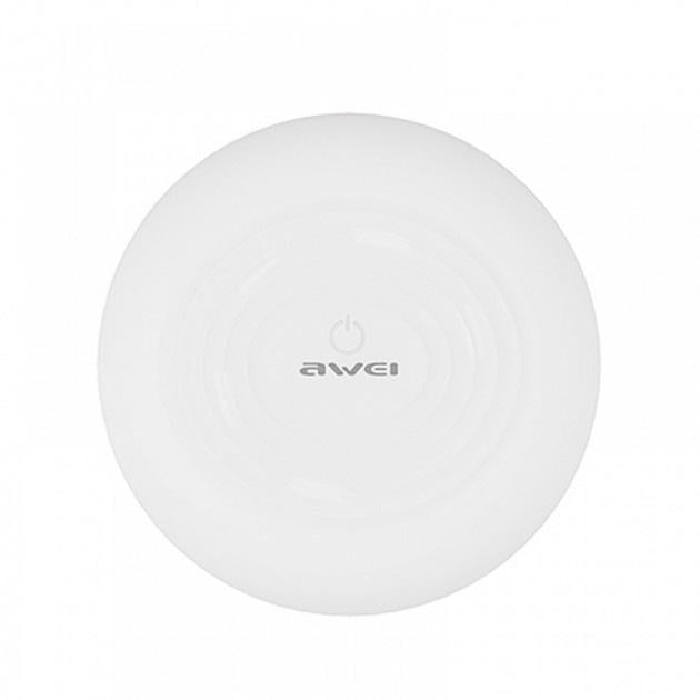 Зарядний пристрій бездротовий 7 COLOR Awei W7 + WIRELESS CHARGE з RGB підсвічуванням 10W (ws58994)