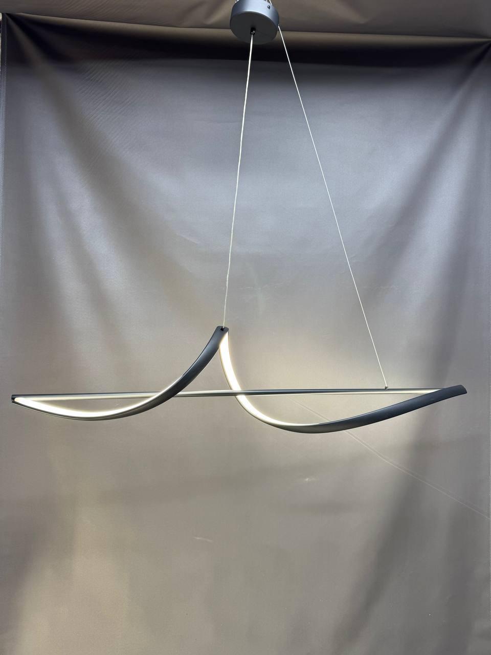 Люстра светодиодная удлиненная Zilini P8121/1200 120W Черный (29755221) - фото 2 Люстра светодиодная удлиненная Zilini P8121/1200 120W Черный (29755221) - фото 2