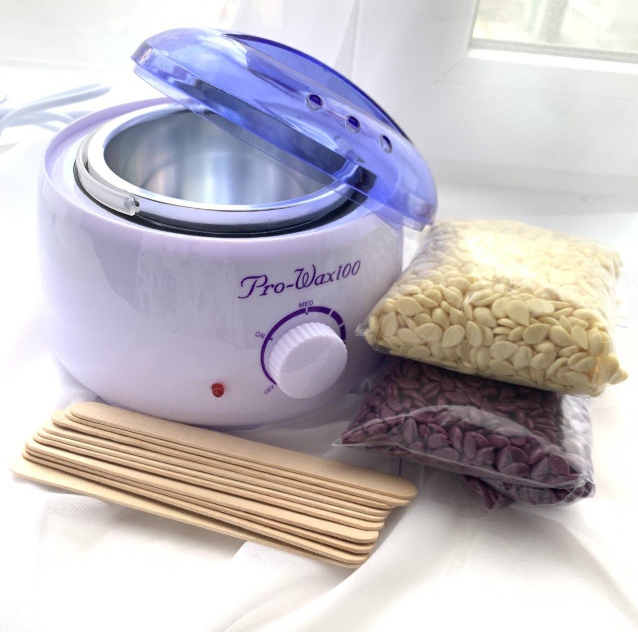 Набор для депиляции Pro Wax с двумя видами воска.