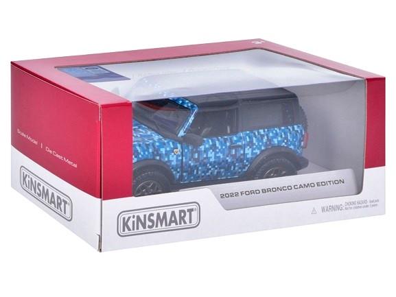 Джип KINSMART Ford Bronco Синий (KT5445WB) - фото 2