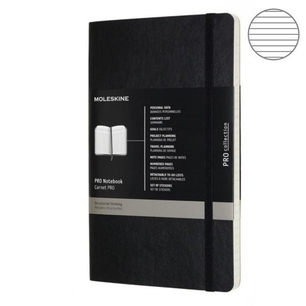 Записная книжка Moleskine PRO средняя Черный (PROPFNTB3SBK) - фото 2