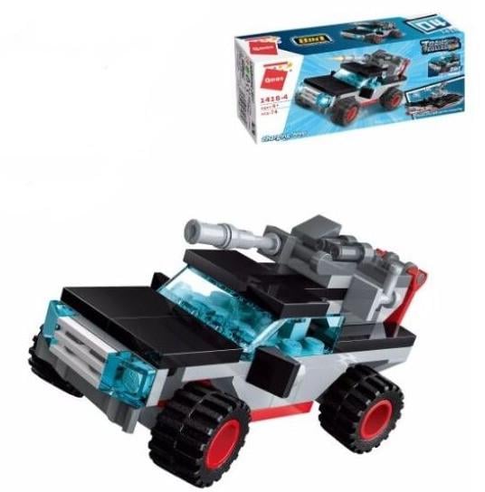 Конструктор Qman Военная техника Charging Jeep 74 дет.