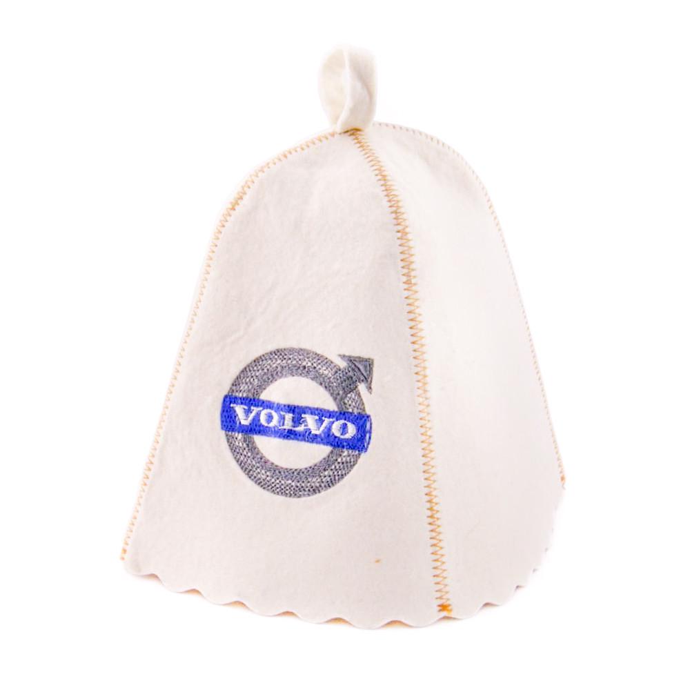 Банная шапка Luxyart «Volvo» натуральный войлок Белый (LA-196) Банная шапка Luxyart «Volvo» натуральный войлок Белый (LA-196)