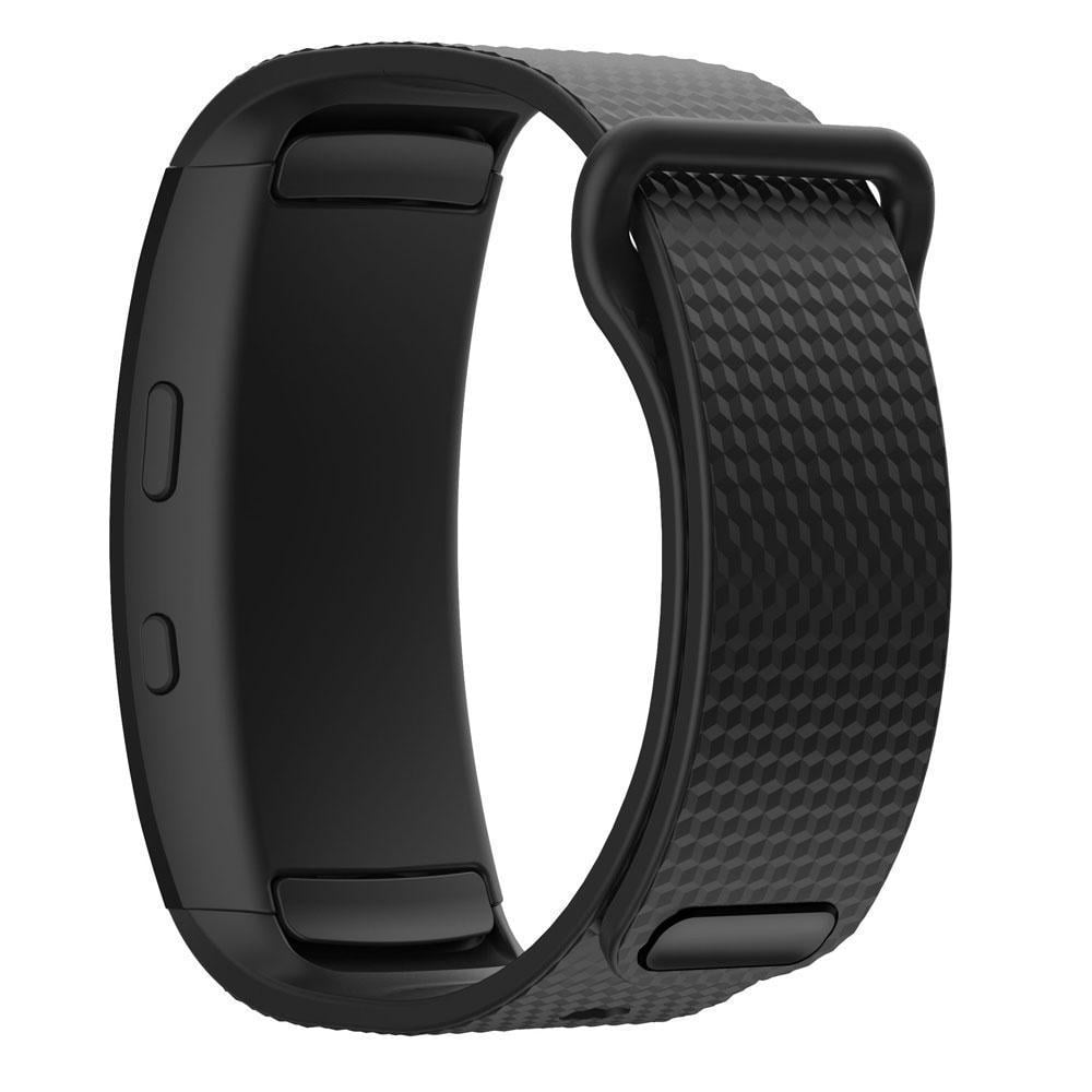 Силиконовый ремешок для фитнес браслета Samsung Gear Fit 2/Fit 2 Pro SM-R360/R365 Black S (1000170345)