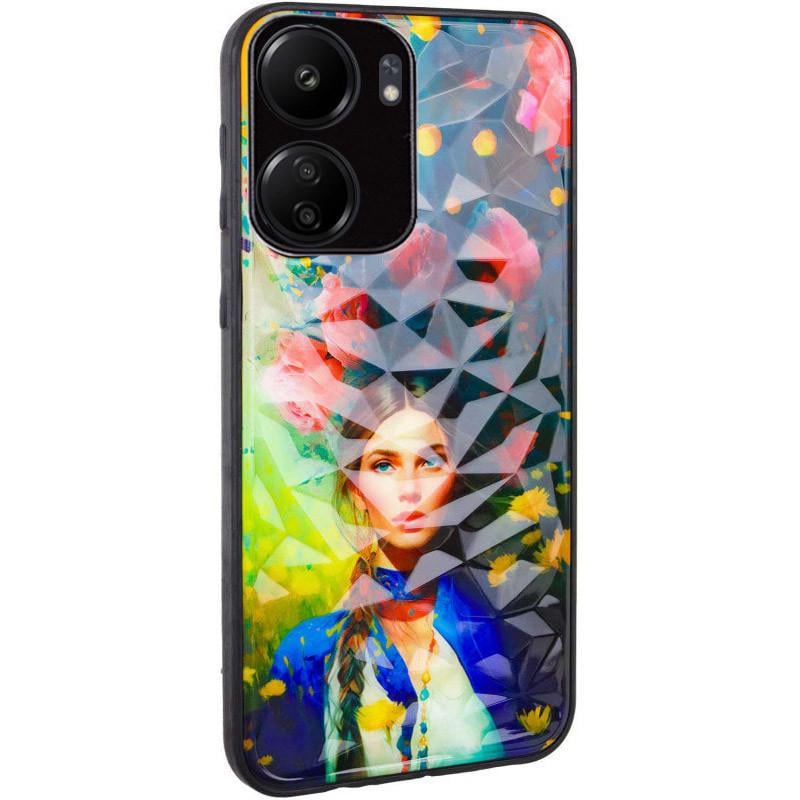 Протиударний TPU+PC чохол Prisma Ladies для Xiaomi Redmi 13C / Poco C65 Peonies