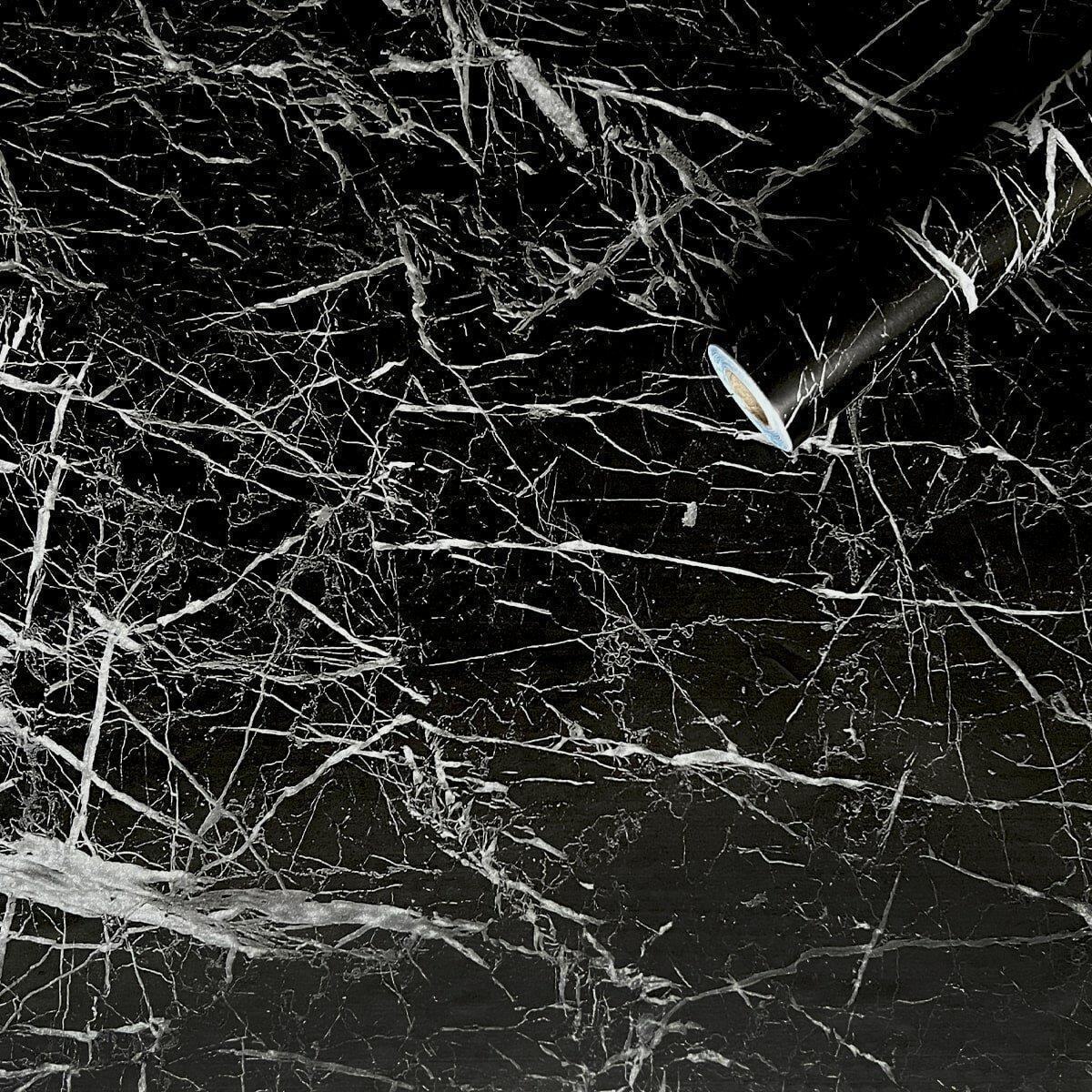 Пленка самоклеящаяся SW-00001269 0,45х10 м х0,07 мм Черный мрамор (SW-00001276) - фото 1