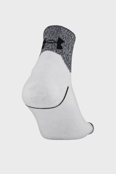 Шкарпетки UA Men's Phenom QTR M 3 пари р. 36-41 Білий/Червоний/Чорний (1329352-600) - фото 5