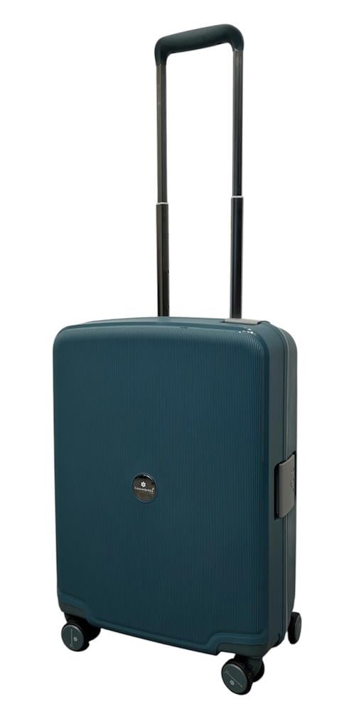 Чемодан малый под ручную кладь Snowball 37103 полипропилен S Темно-зеленый