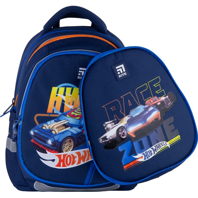 Рюкзак KITE Hot Wheels 38x28x16 см 18 л Синій (HW21-700M(2p)