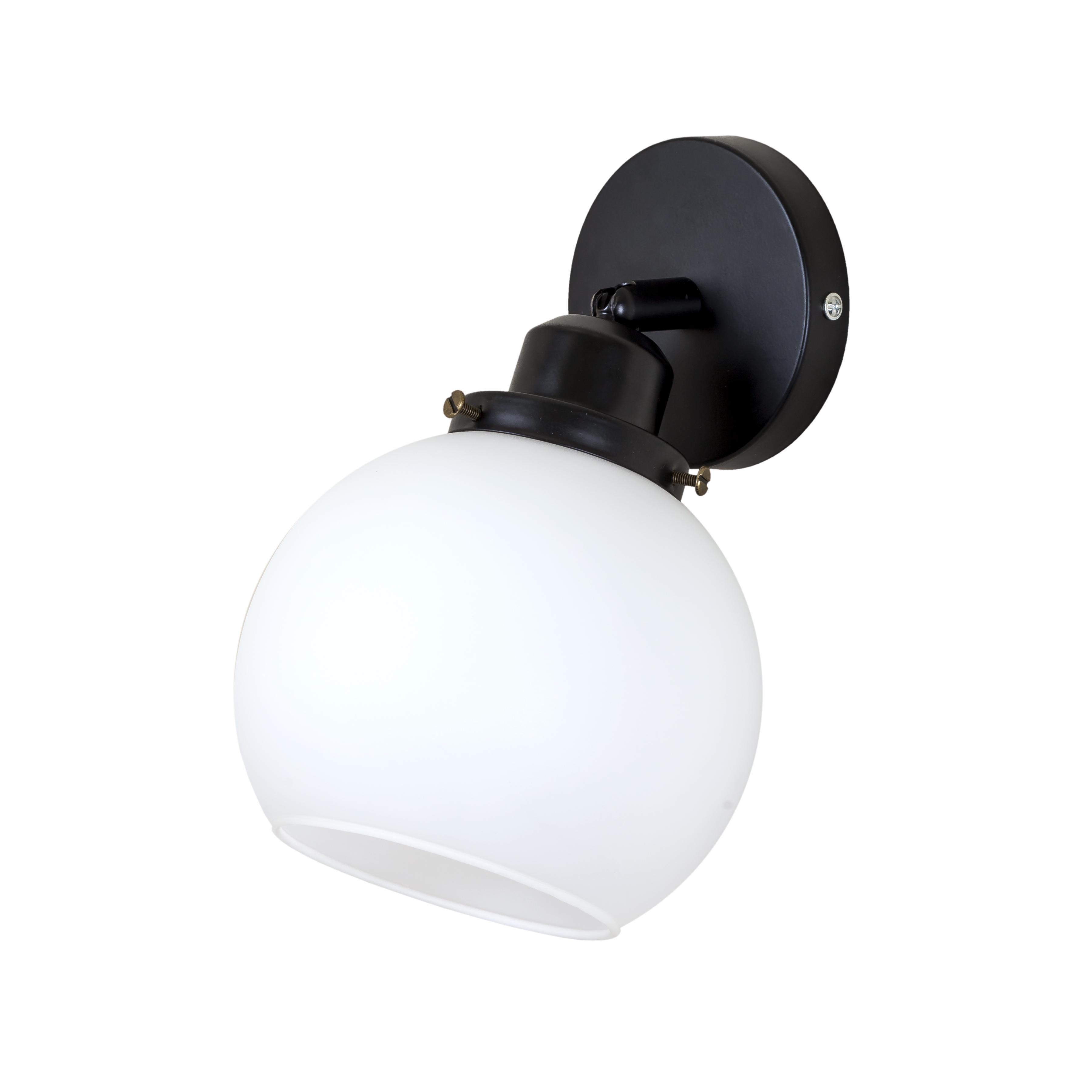 Бра Levistella 916W09F-1 BK/WH металевий під лампу E27 (106-16-LVS4659)