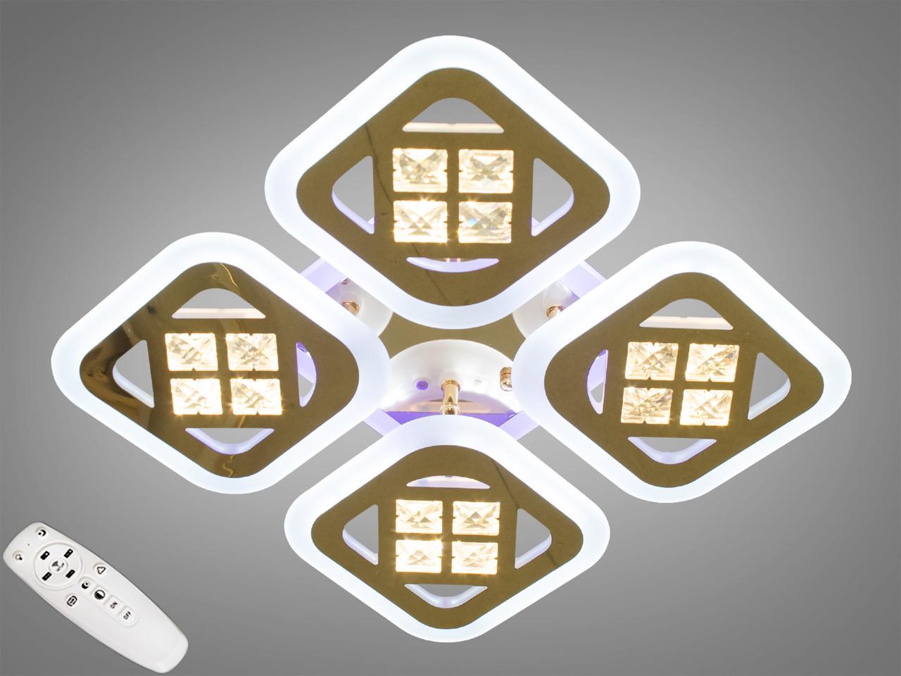 Люстра потолочная с диммером LED AS8190/4G 3col dim (2437597096)