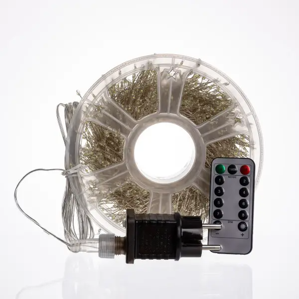 Гірлянда-нитка Роса хвойна лапа 1500 LED 50 м біла нитка Білий - фото 6