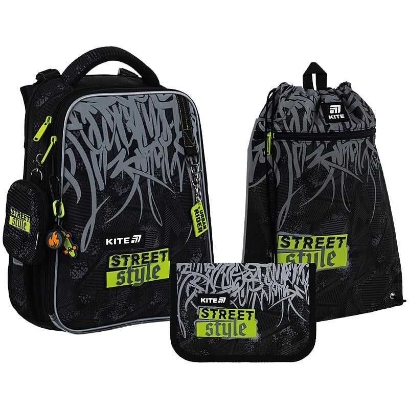 Шкільний набір KITE Education StreetStyle SET K25-531M-4 рюкзак/пенал/сумка